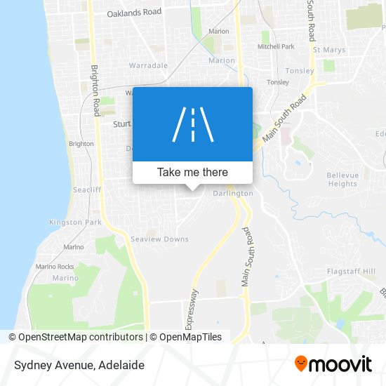 Sydney Avenue map