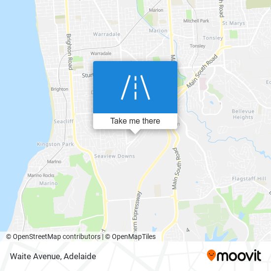 Waite Avenue map