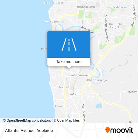 Atlantis Avenue map