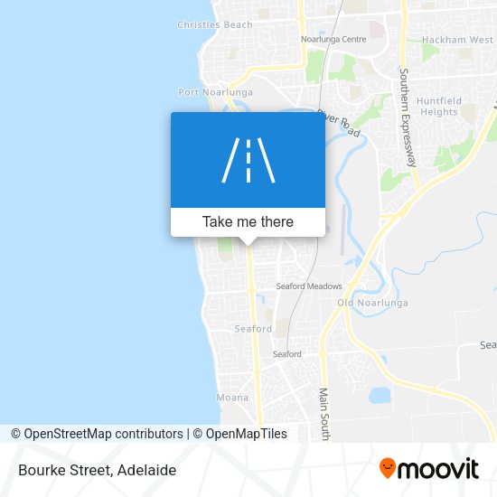 Bourke Street map