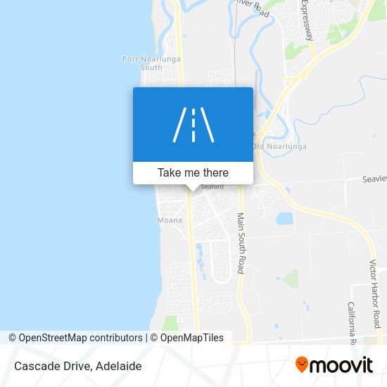 Cascade Drive map