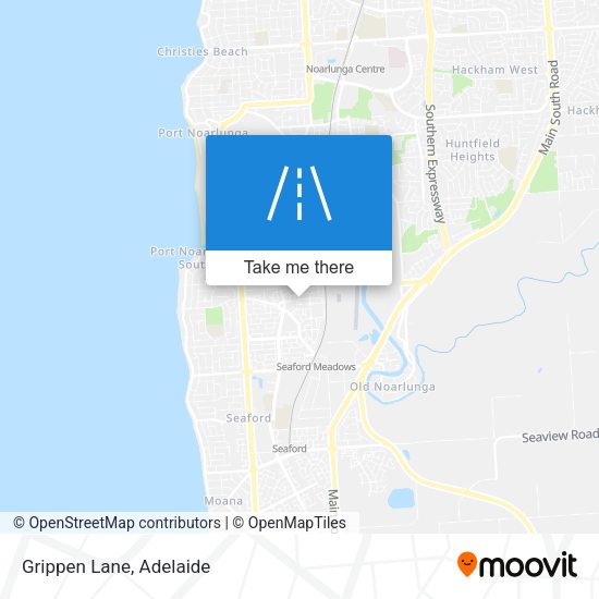 Grippen Lane map
