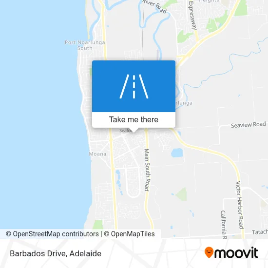 Barbados Drive map