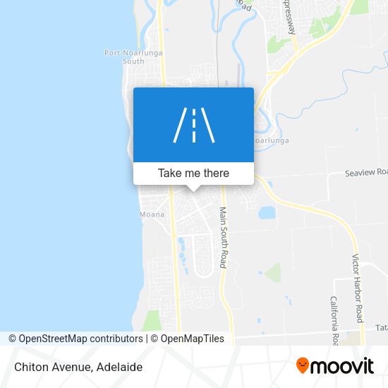 Chiton Avenue map