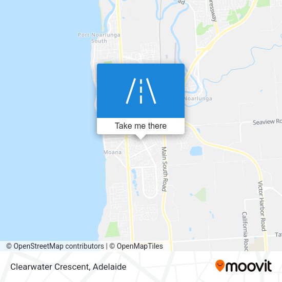 Clearwater Crescent map