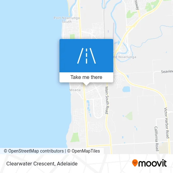 Mapa Clearwater Crescent