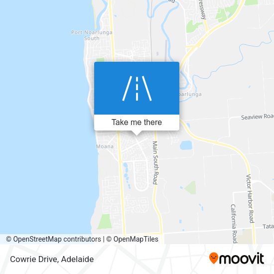 Cowrie Drive map