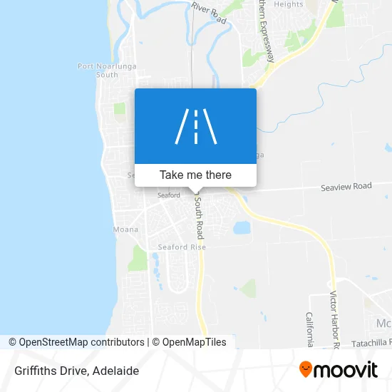 Mapa Griffiths Drive