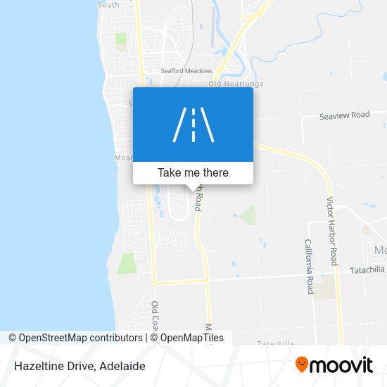 Hazeltine Drive map