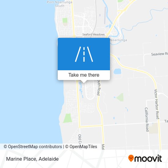 Marine Place map
