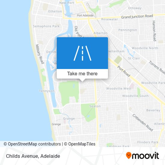 Childs Avenue map