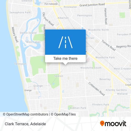 Clark Terrace map