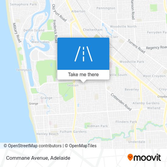 Commane Avenue map