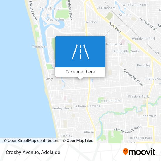 Crosby Avenue map
