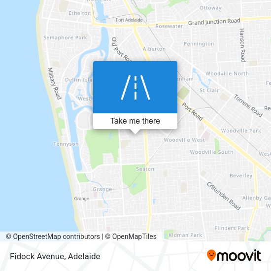 Fidock Avenue map
