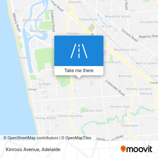Kinross Avenue map