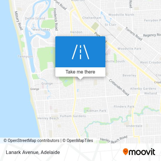 Lanark Avenue map