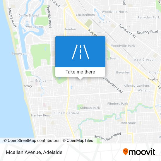 Mcallan Avenue map