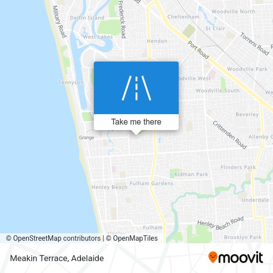 Meakin Terrace map