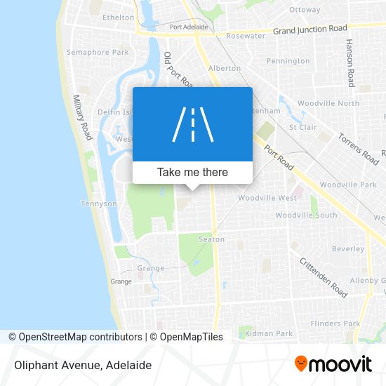 Oliphant Avenue map