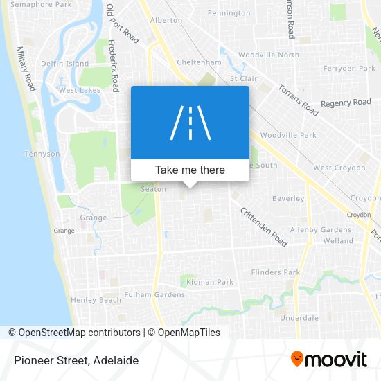 Pioneer Street map