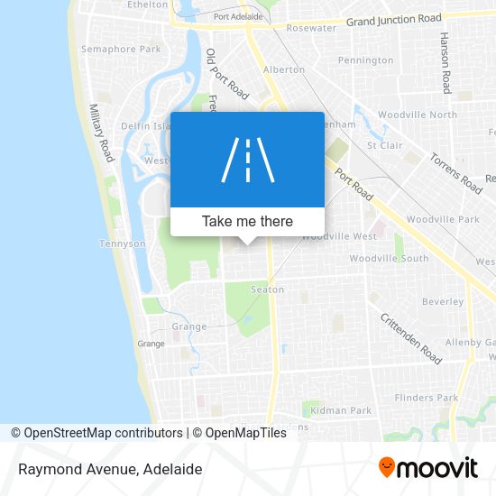 Raymond Avenue map