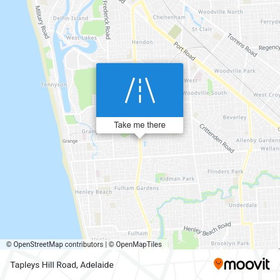 Tapleys Hill Road map