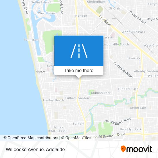 Willcocks Avenue map