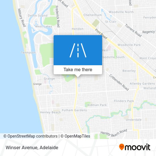 Winser Avenue map