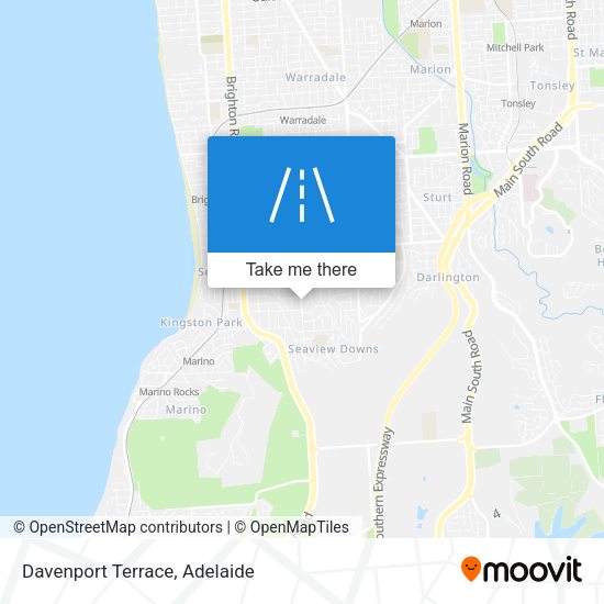Davenport Terrace map