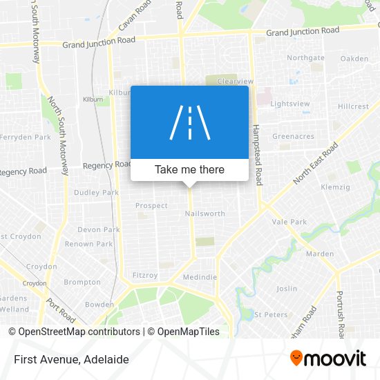 First Avenue map