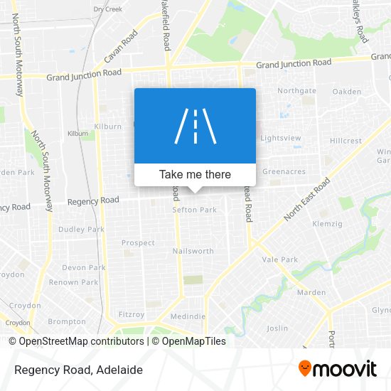Regency Road map