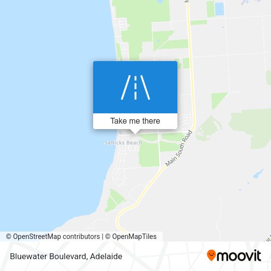 Bluewater Boulevard map