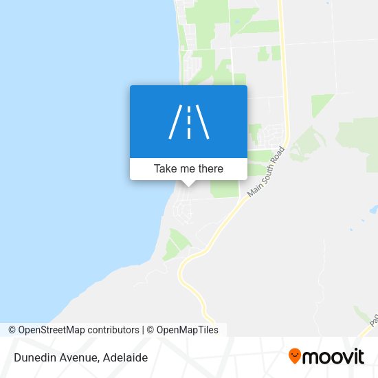 Dunedin Avenue map
