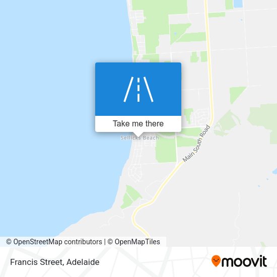 Francis Street map
