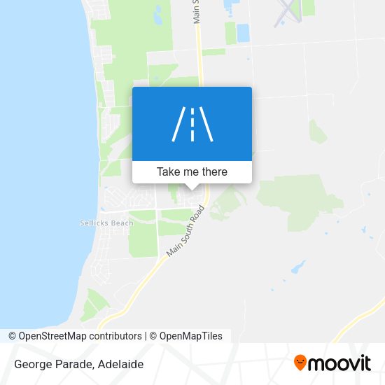 George Parade map