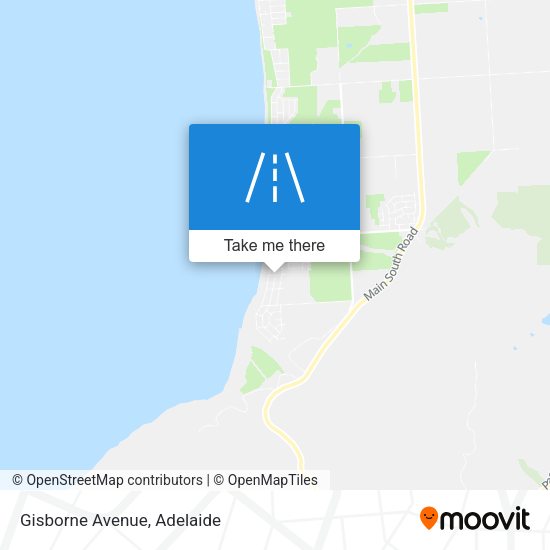 Gisborne Avenue map