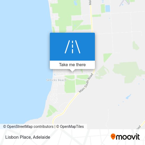 Lisbon Place map
