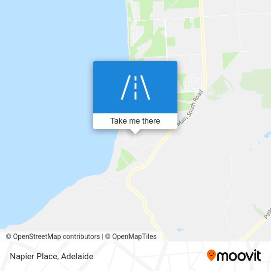 Napier Place map