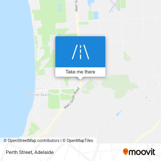Perth Street map
