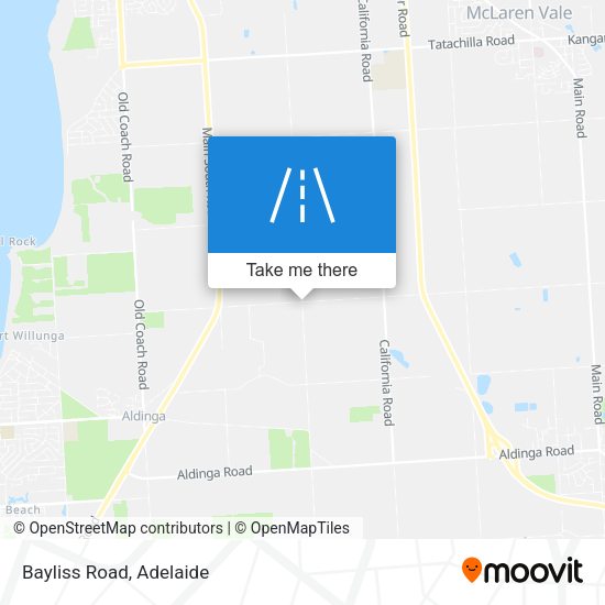 Bayliss Road map