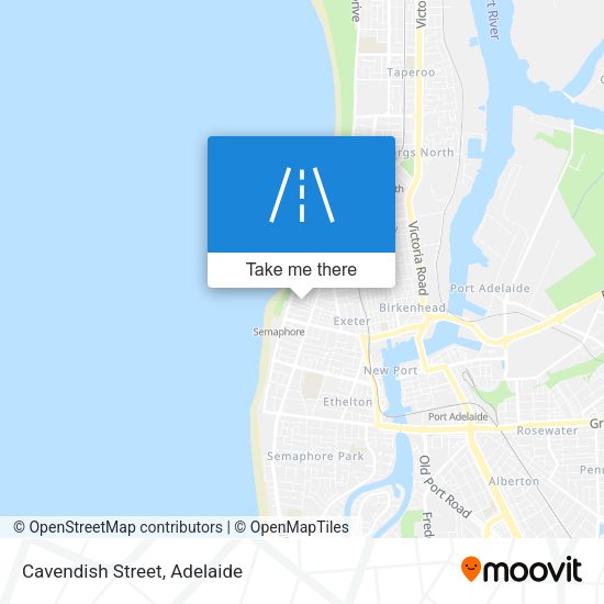 Cavendish Street map
