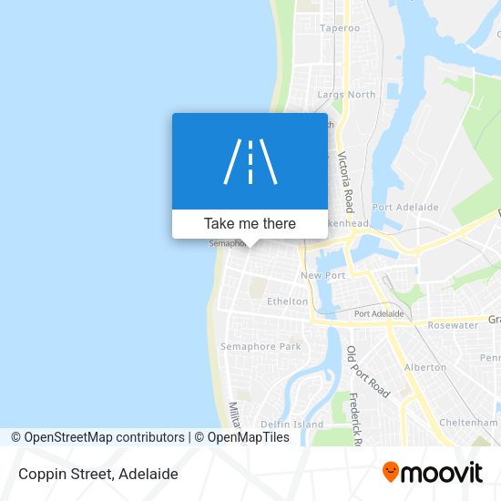 Coppin Street map