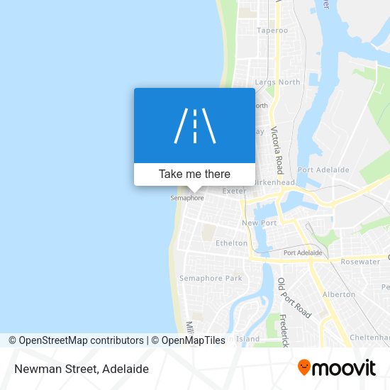 Newman Street map
