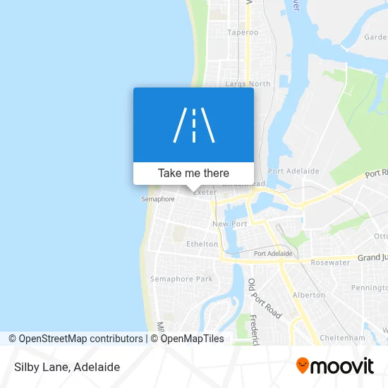 Mapa Silby Lane