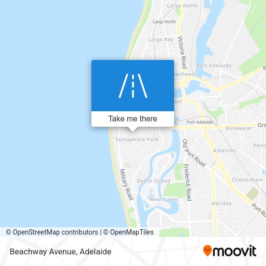 Beachway Avenue map