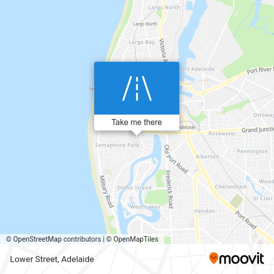 Lower Street map