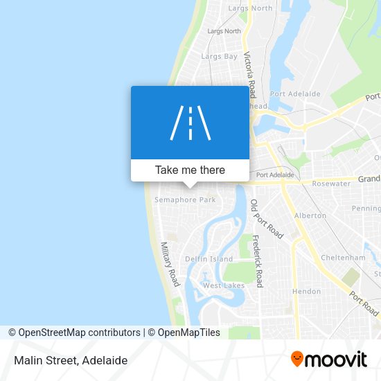Malin Street map