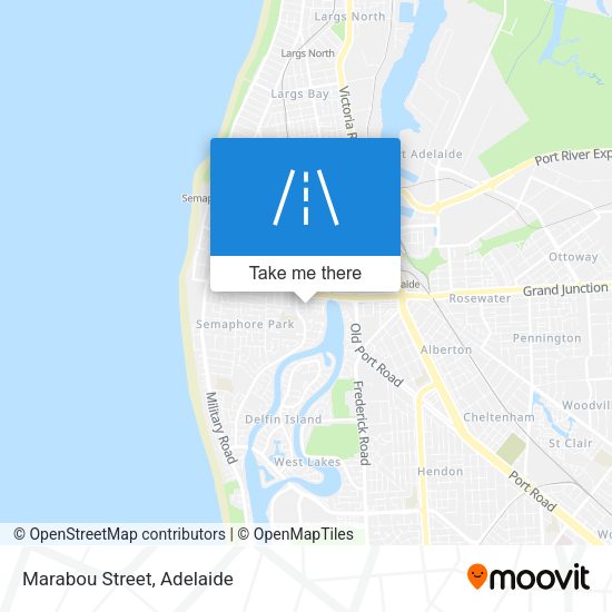 Marabou Street map
