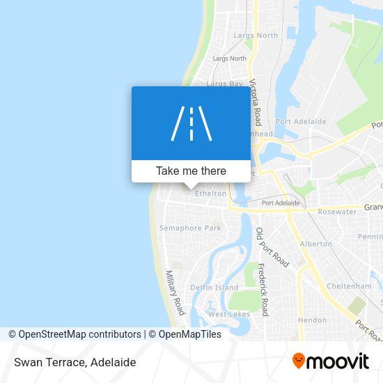 Swan Terrace map